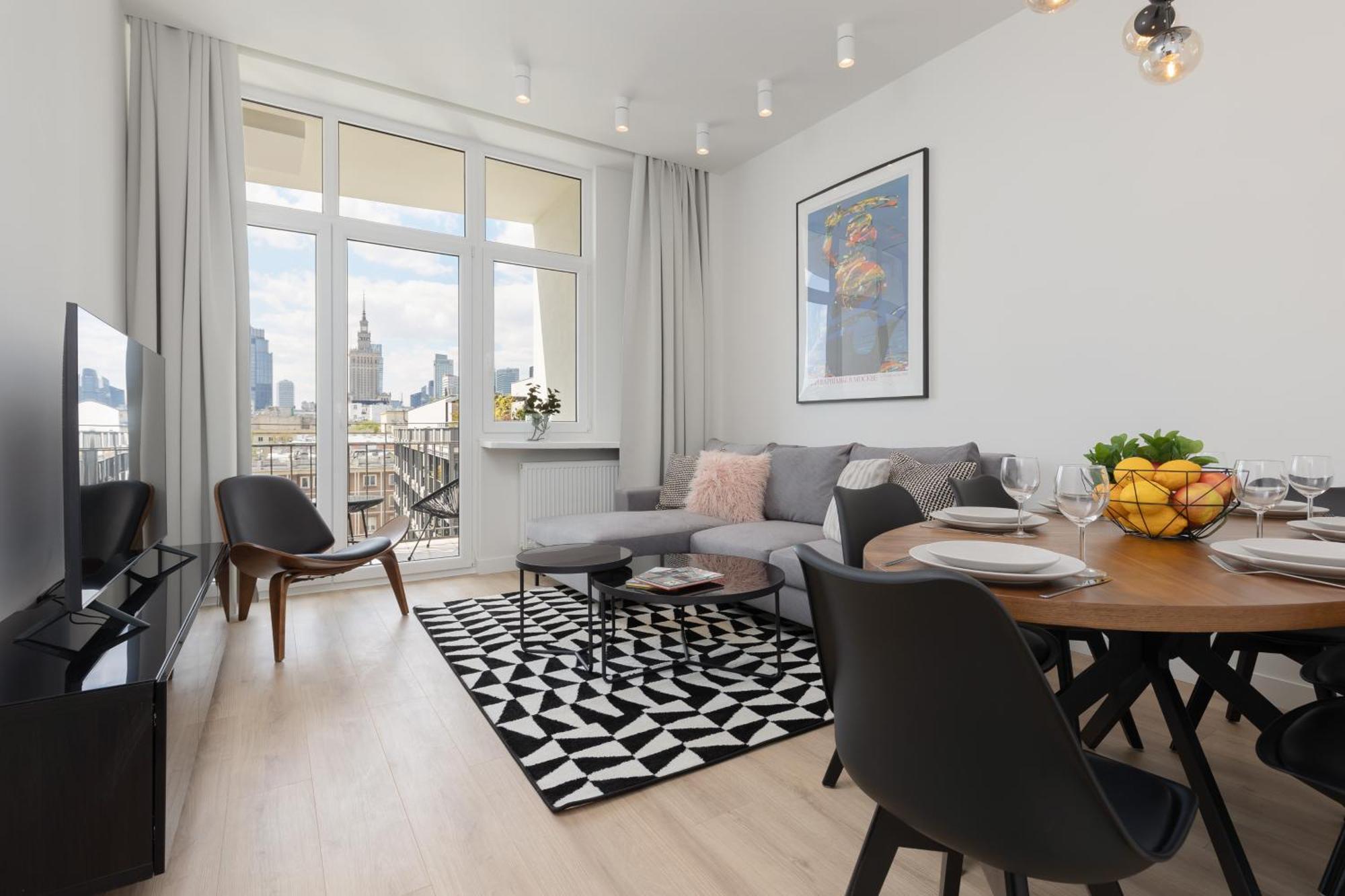City Panorama Spacious Apartment By Renters Prestige Warsawa Bagian luar foto