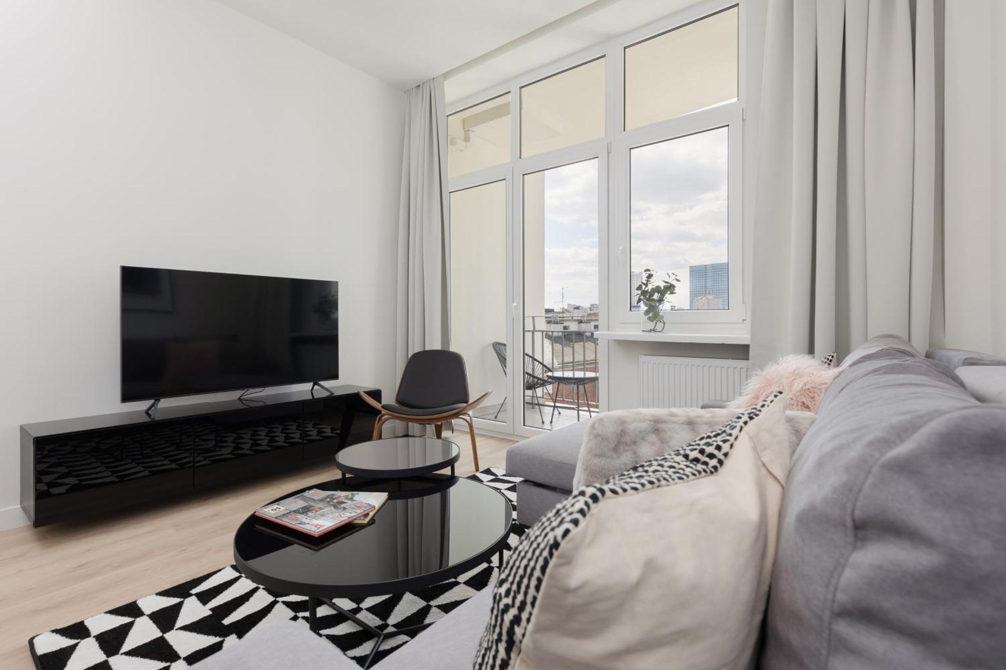 City Panorama Spacious Apartment By Renters Prestige Warsawa Bagian luar foto