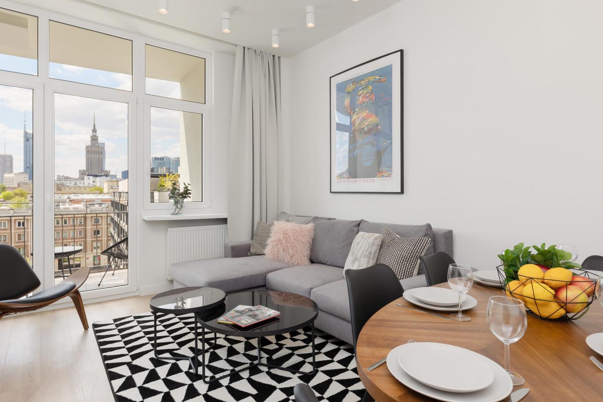 City Panorama Spacious Apartment By Renters Prestige Warsawa Bagian luar foto